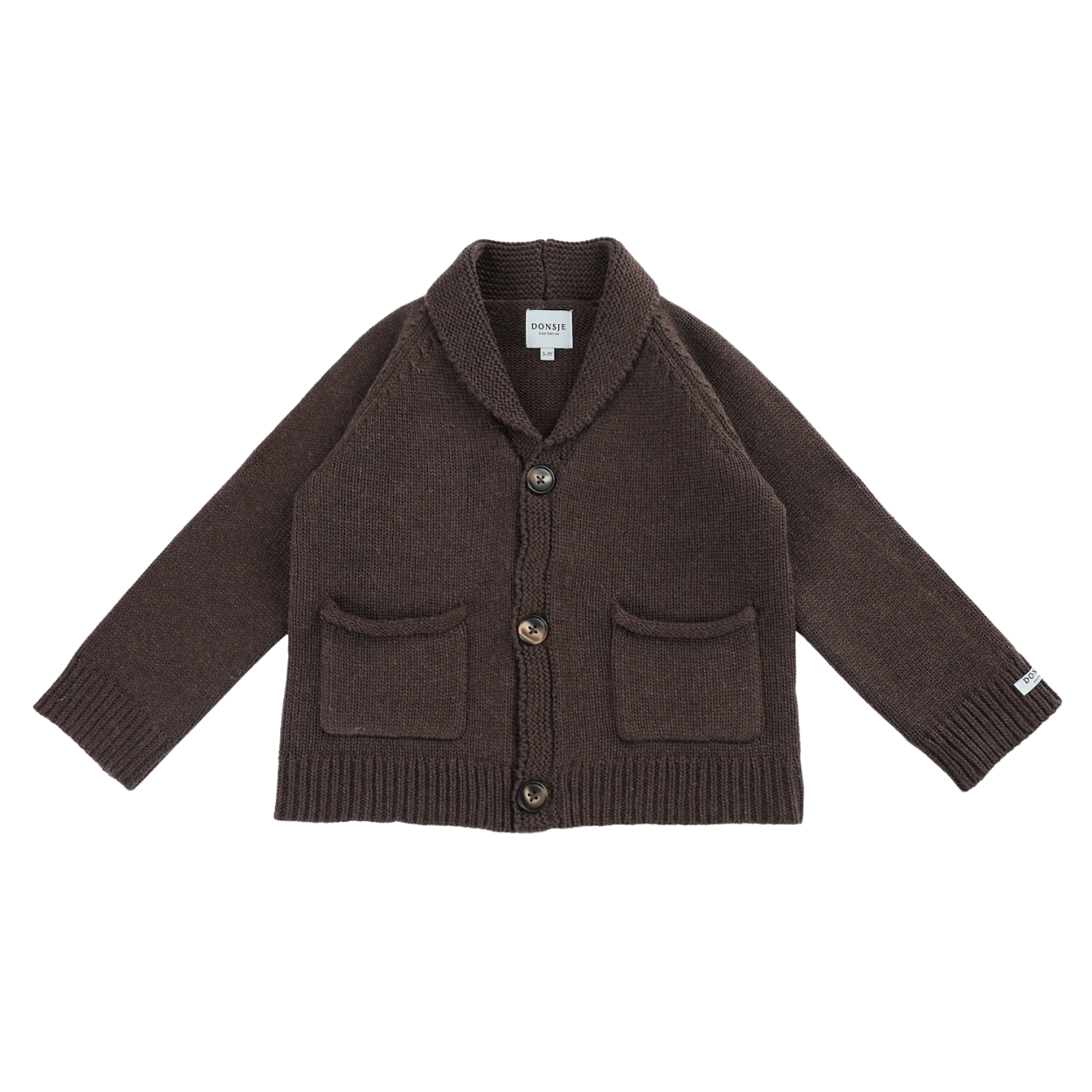 Kicher Cardigan | Dark Brown