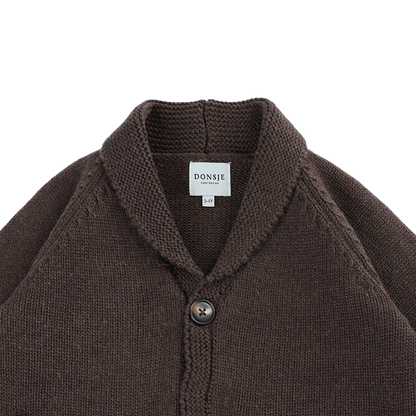 Kicher Cardigan | Dark Brown