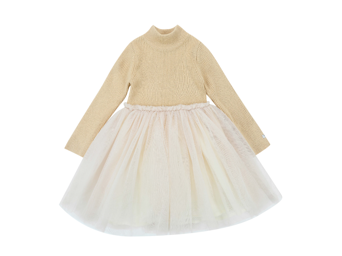 Lotus Dress | Biscuit