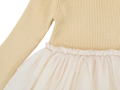 Lotus Dress | Biscuit