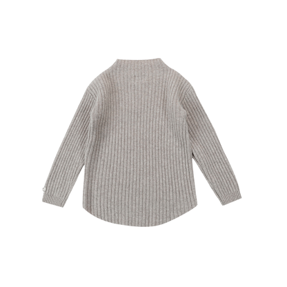 Dai Merino Wool Sweater | Beige Melange