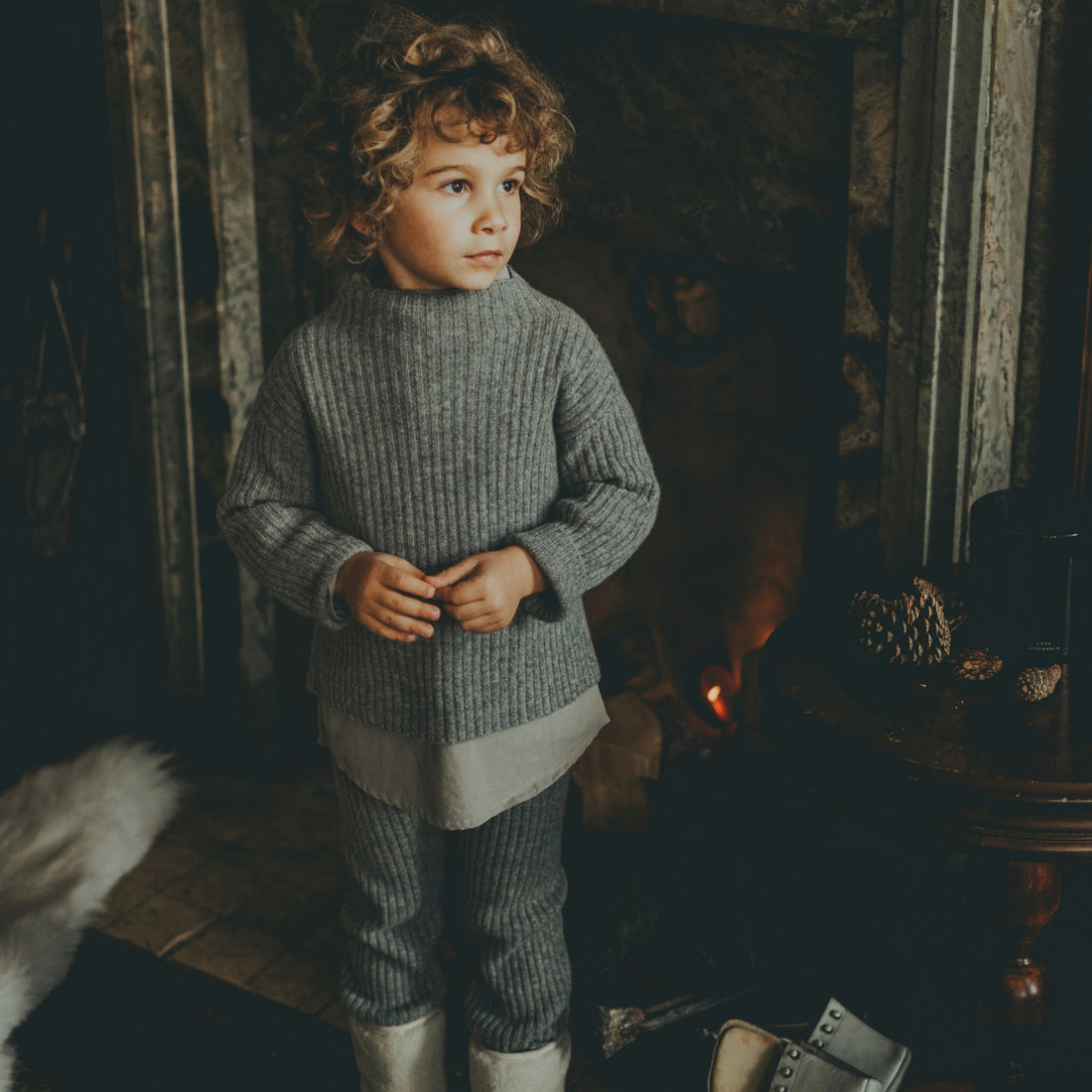 Dai Sweater | Grey Melange