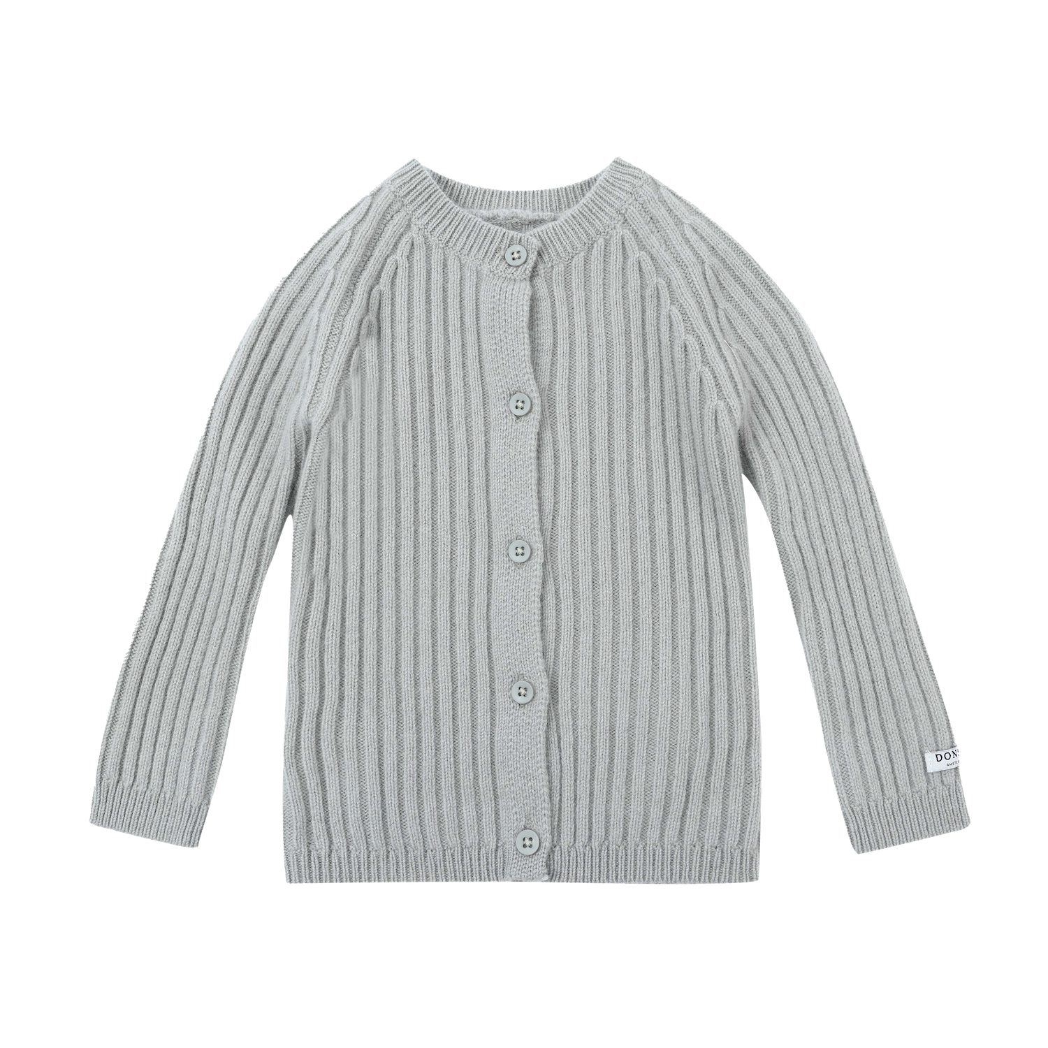 Perino Merino Wool Cardigan | Silvery Sage Melange