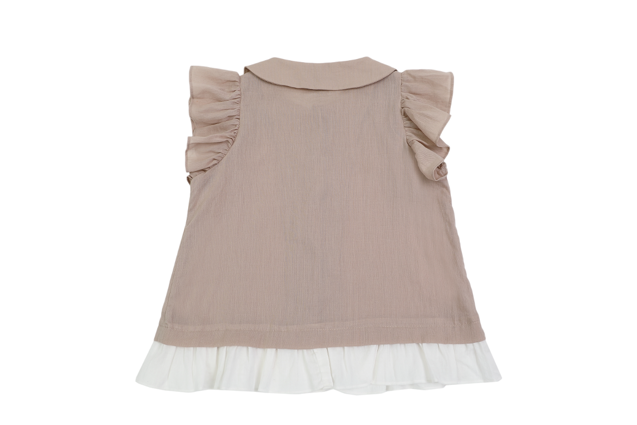 Lada Blouse | Soft Lavender – Donsje Amsterdam