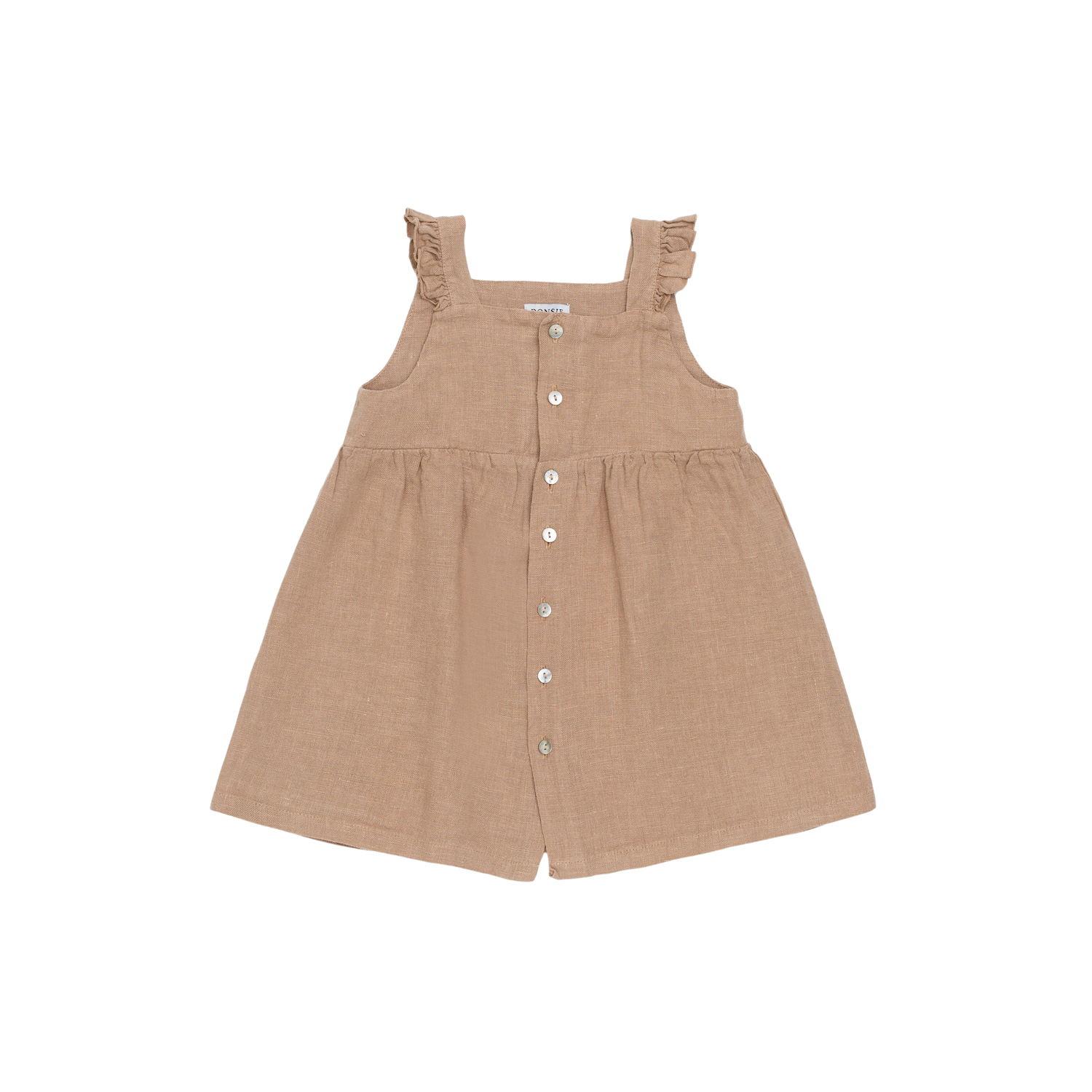 Floor Linen Dress | Rose Mocha