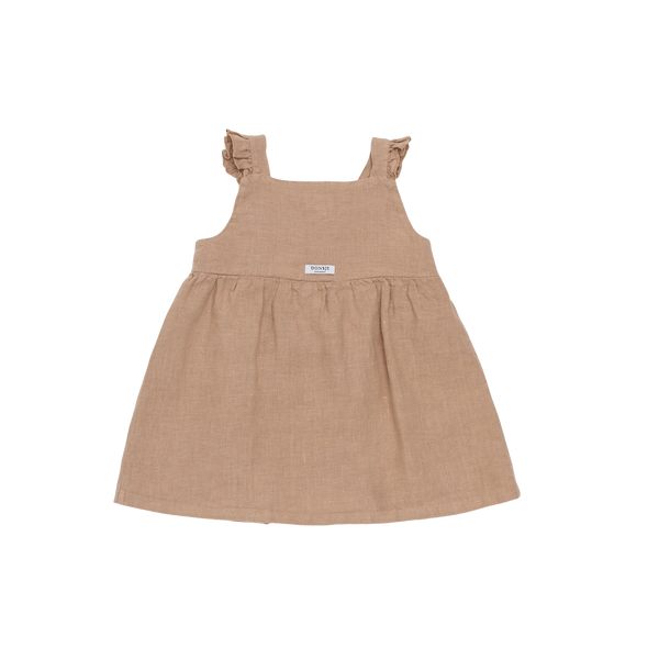 Floor Linen Dress | Rose Mocha