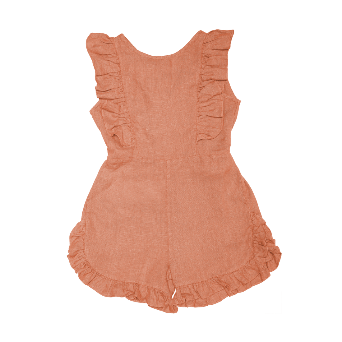 Kiki Linen Playsuit | Ginger Spice