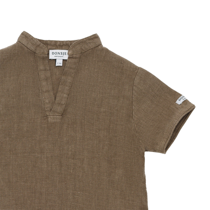 David Linen Shirt | Brown
