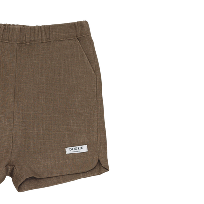 Wavel Linen Shorts | Brown