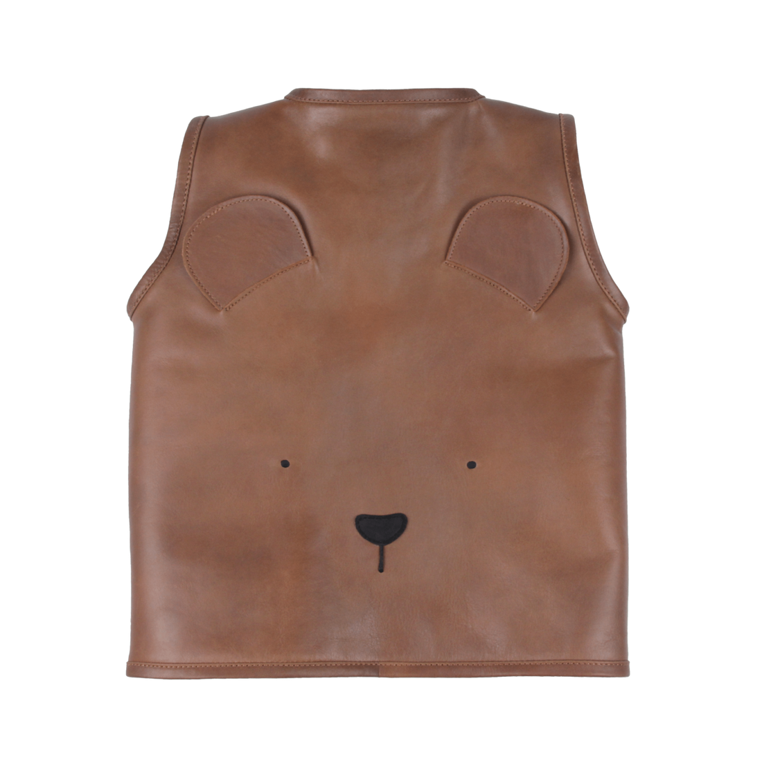 Noa Gilet | Bear | Cognac Classic Leather