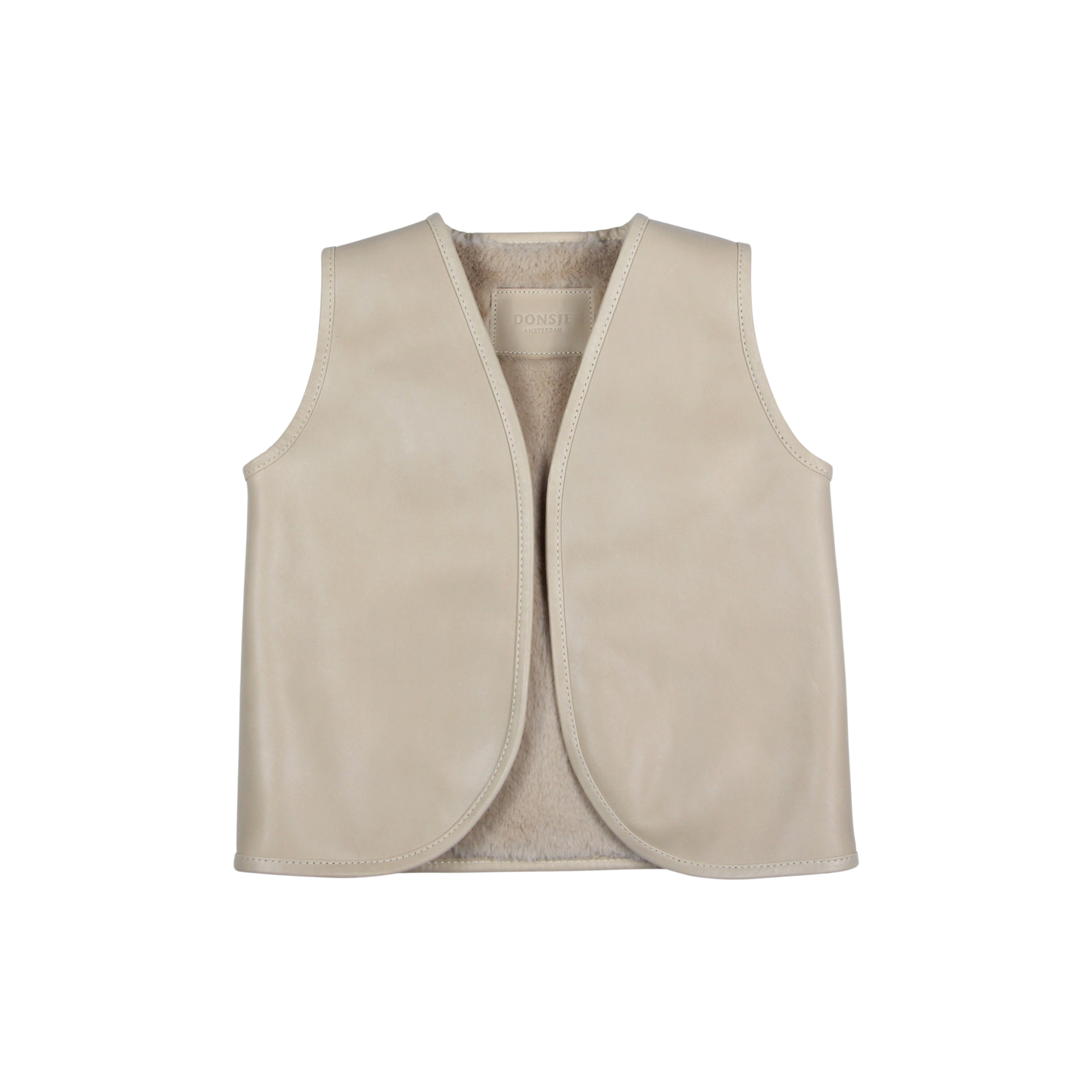 Noa Gilet | Reindeer | Ivory Classic Leather