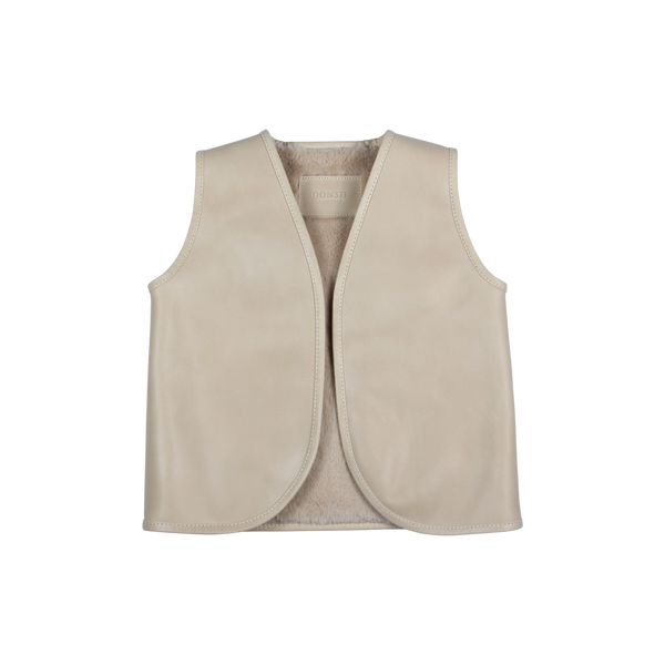 Noa Gilet | Reindeer | Ivory Classic Leather