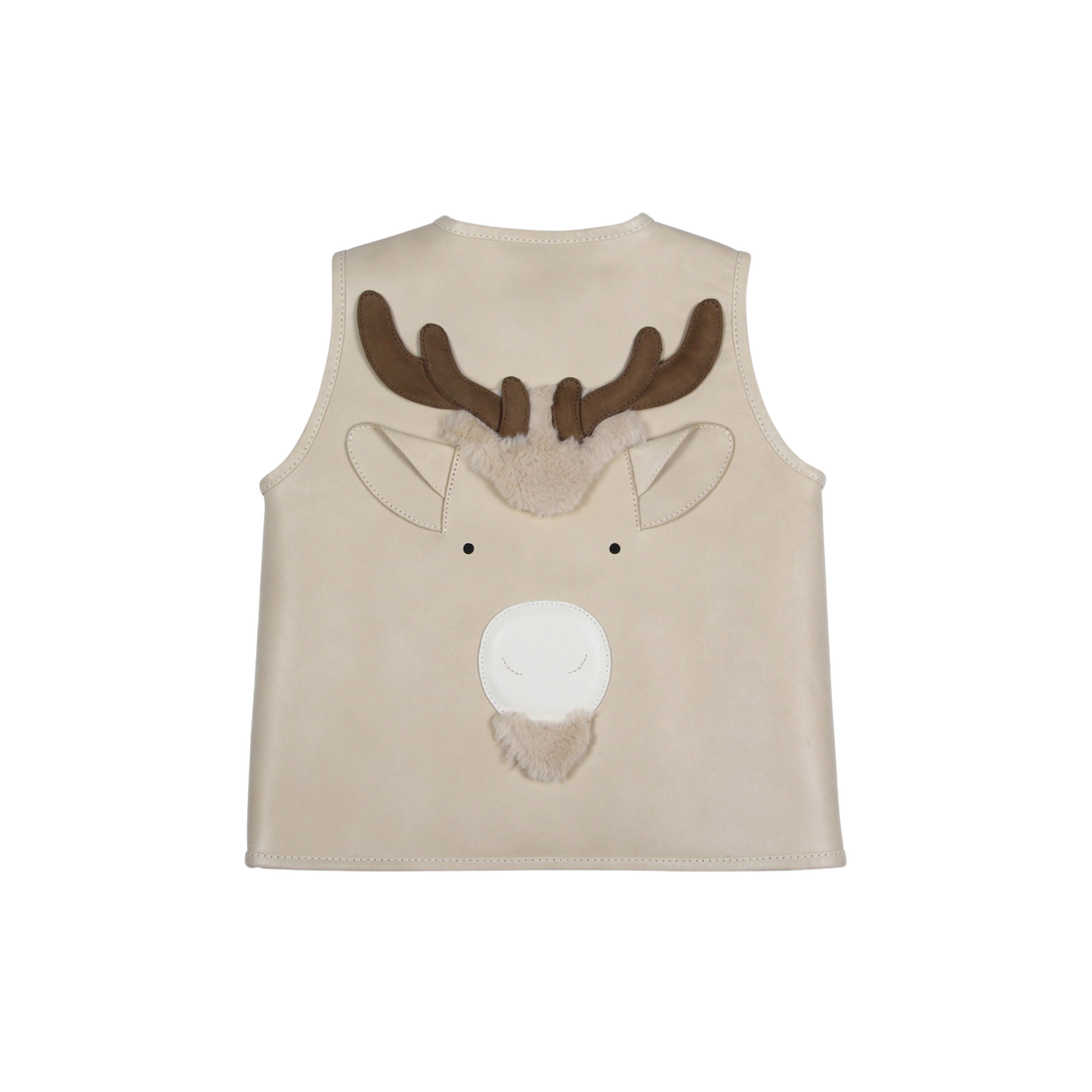 Noa Gilet | Reindeer | Ivory Classic Leather