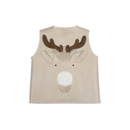Noa Gilet | Reindeer | Ivory Classic Leather