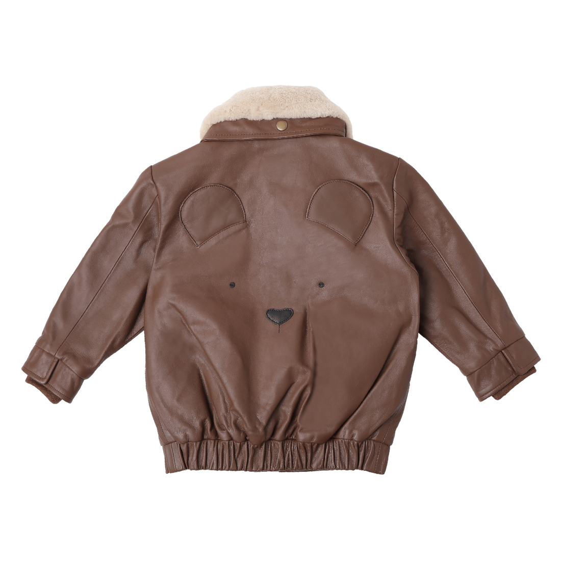 Yuki Leather Jacket | Bear | Cognac Leather