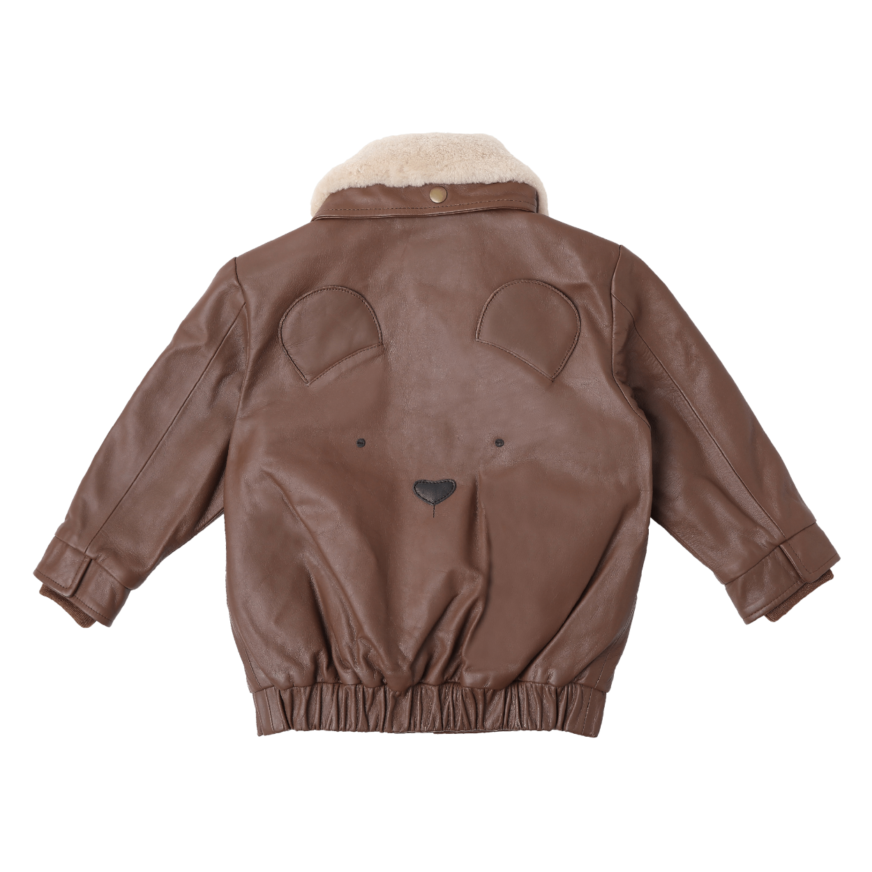 Yuki Leather Jacket | Bear | Cognac Leather