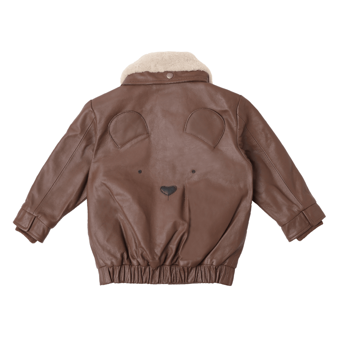 Yuki Leather Jacket | Bear | Cognac Leather