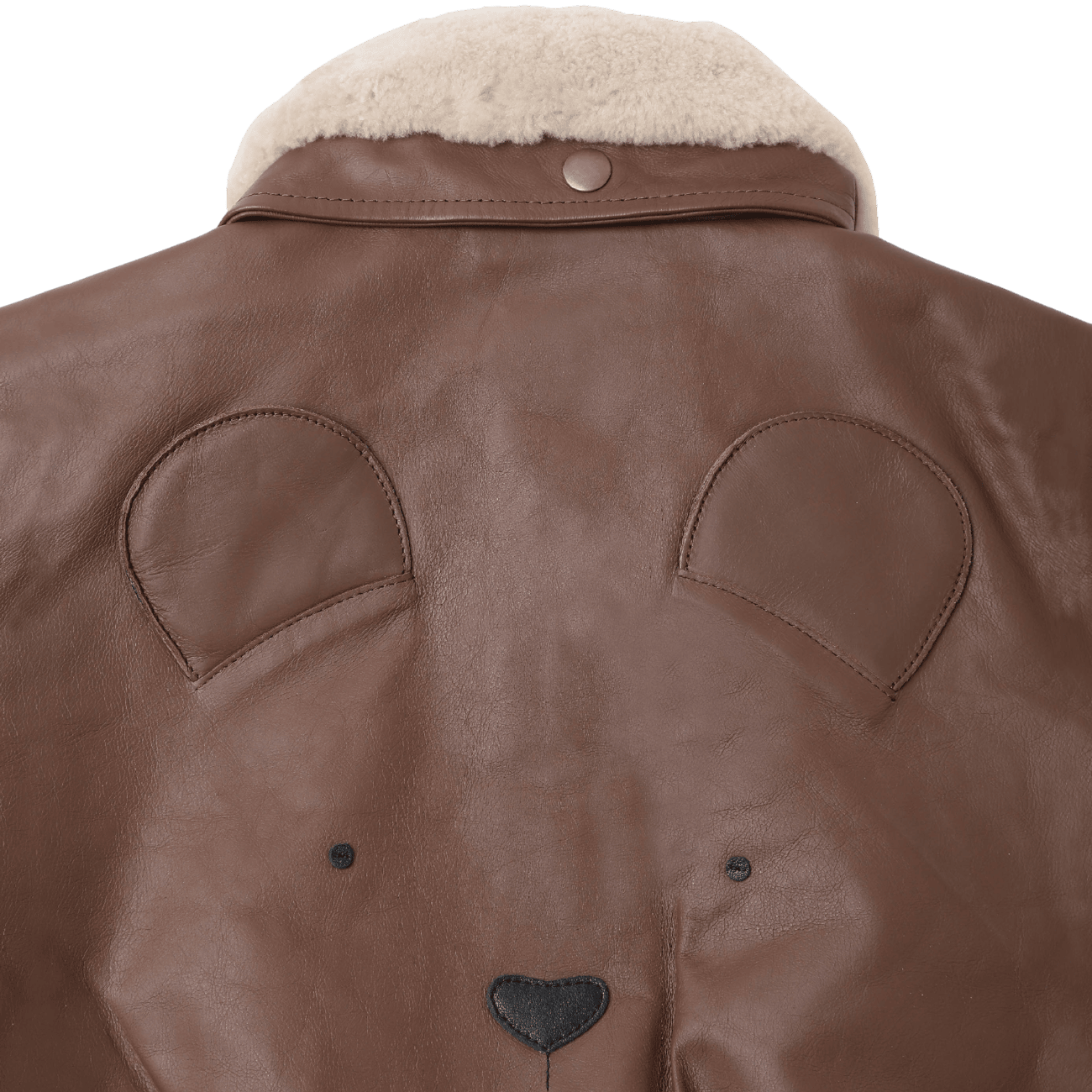 Yuki Leather Jacket | Bear | Cognac Leather