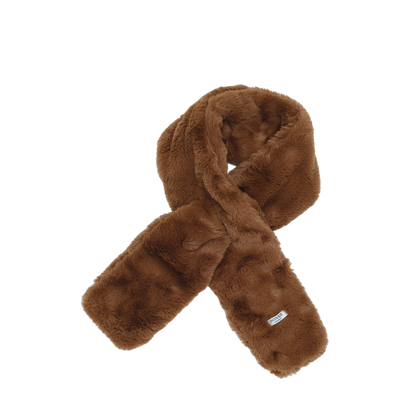 Cela Scarf | Forest Brown Teddy