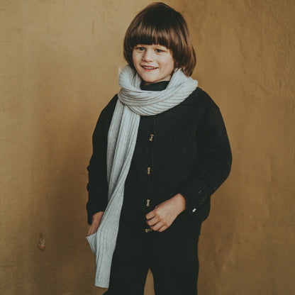 Chen Scarf | Pale Grey Melange