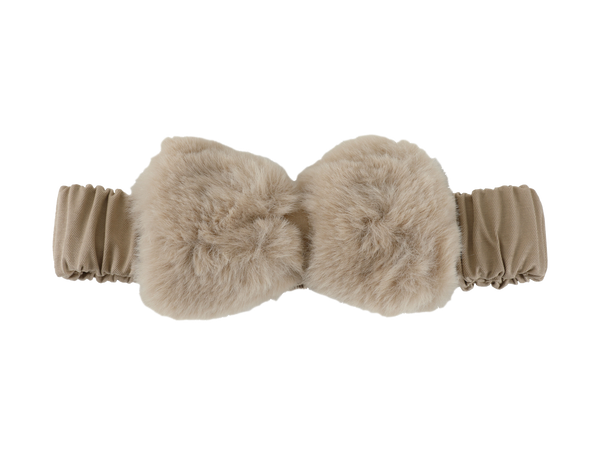 Crully Headband | Light Teddy