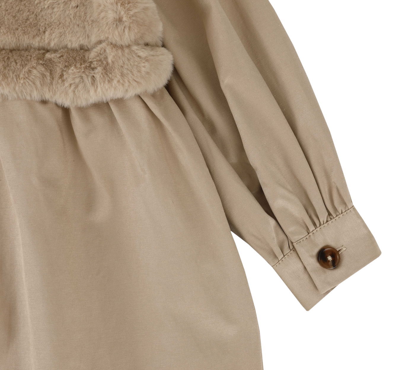 Benties Dress | Silvery Beige