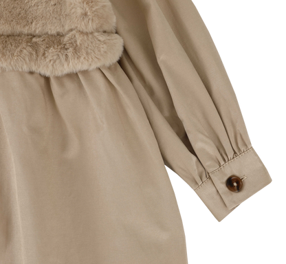 Benties Dress | Silvery Beige