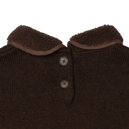 Freder Sweater | Dark Brown Melange