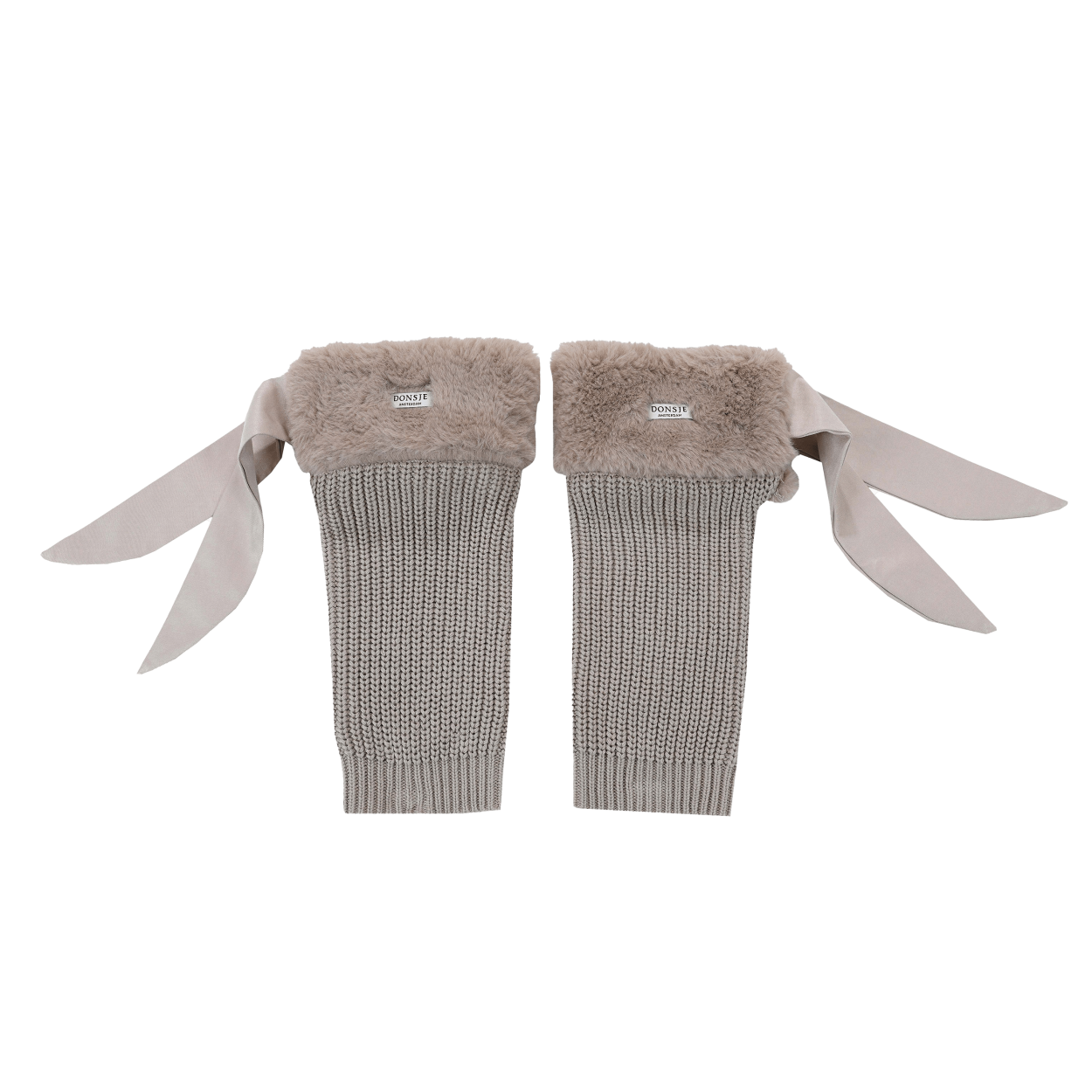 Gina Leg Warmers | Taupe Teddy