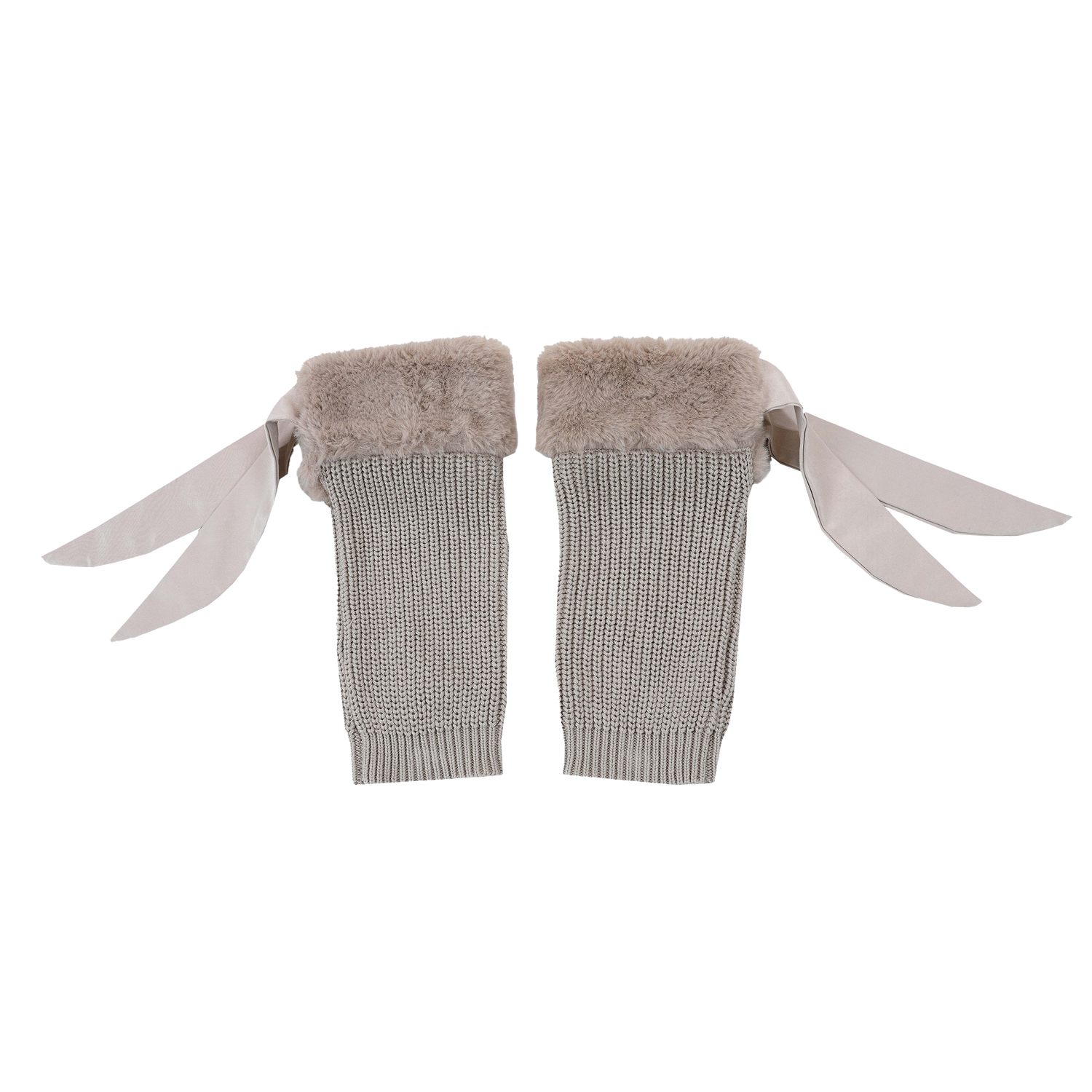 Gina Leg Warmers | Taupe Teddy