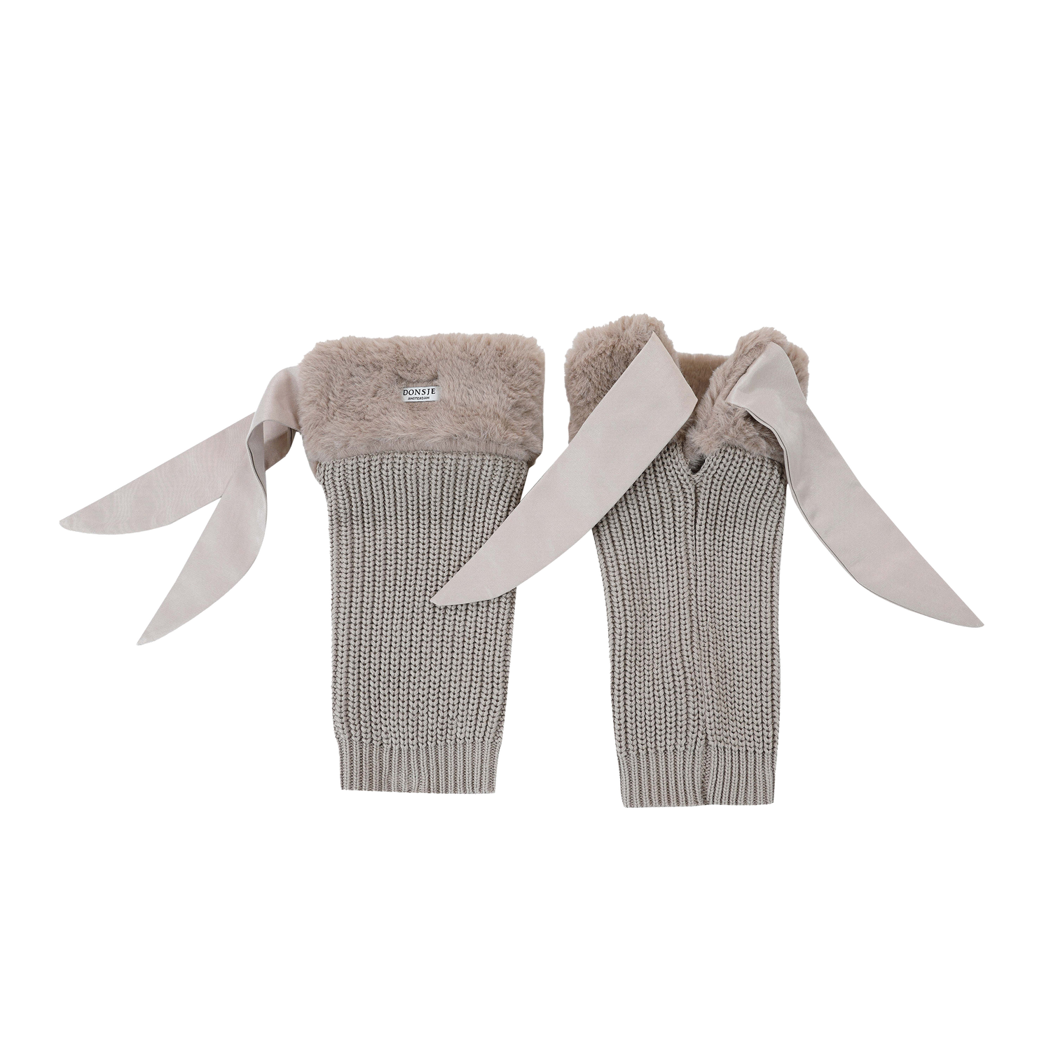 Gina Leg Warmers | Taupe Teddy