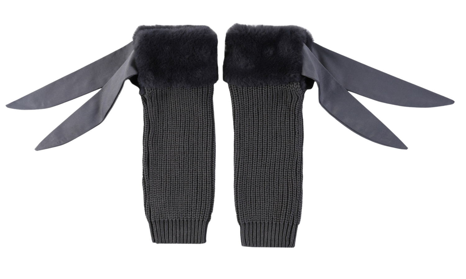 Gina Leg Warmers | Blue Grey Teddy