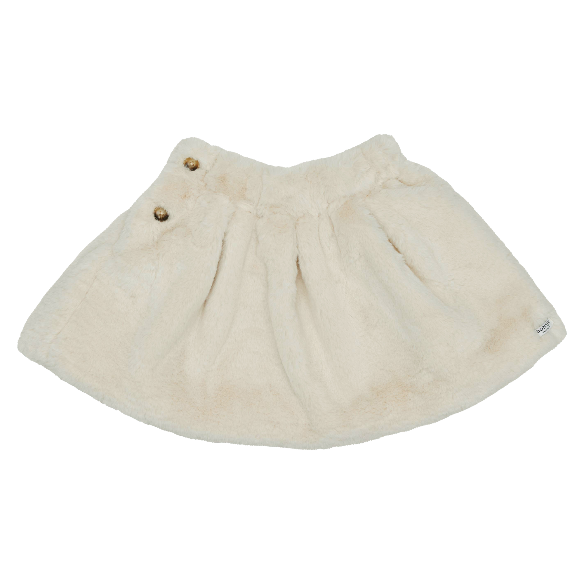 Qisabelle Skirt | Off White Teddy