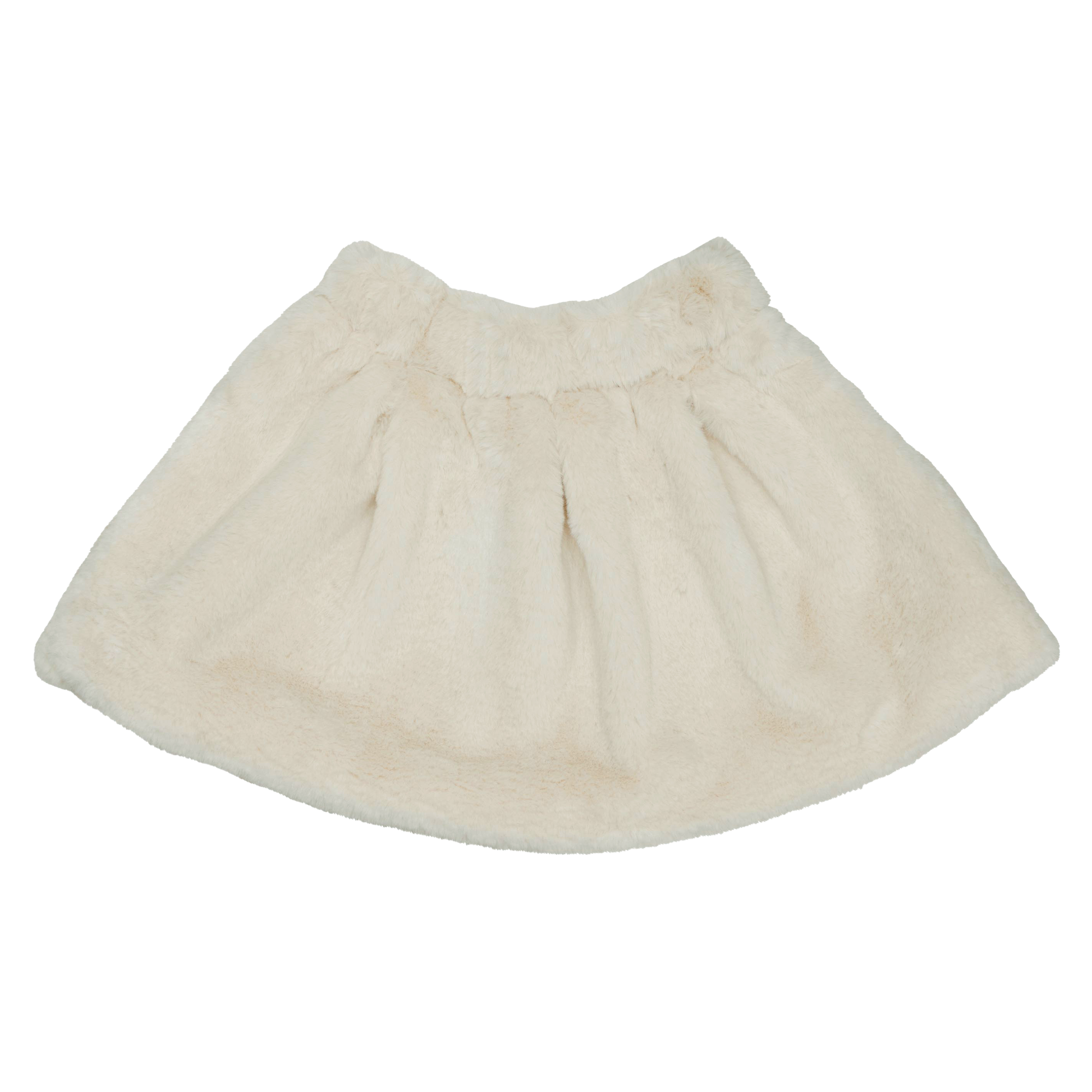 Qisabelle Skirt | Off White Teddy