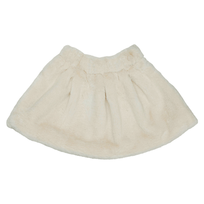 Qisabelle Skirt | Off White Teddy