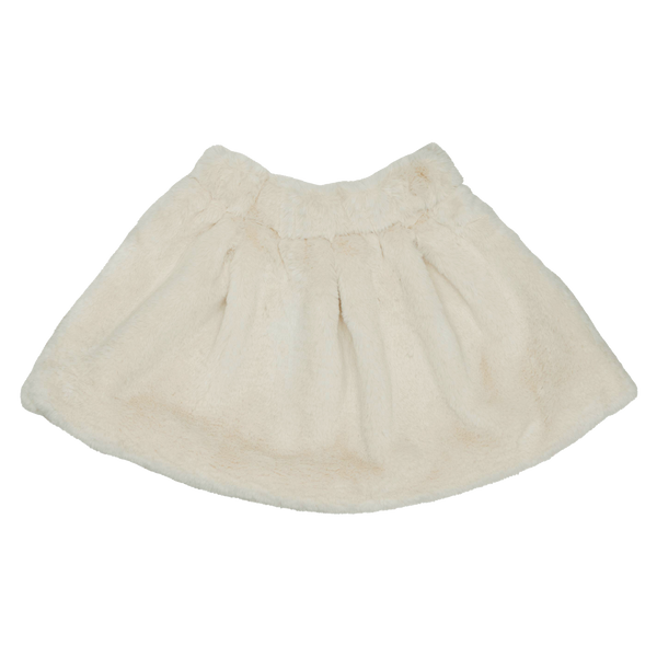 Qisabelle Skirt | Off White Teddy
