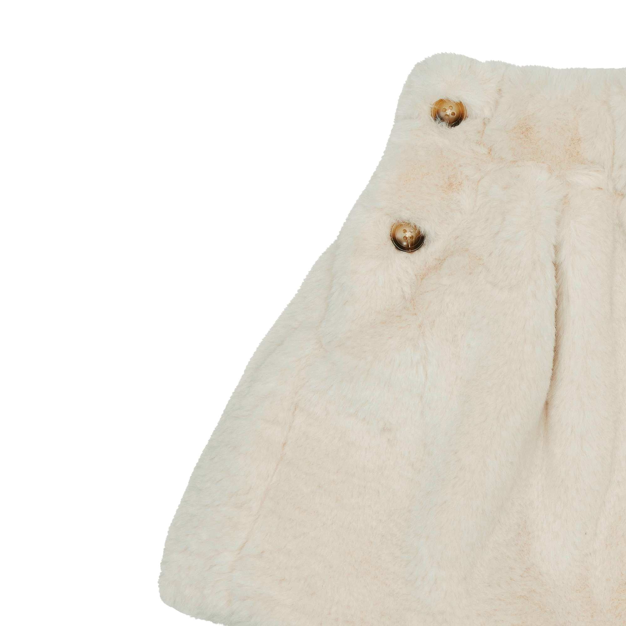 Qisabelle Skirt | Off White Teddy