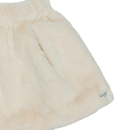 Qisabelle Skirt | Off White Teddy