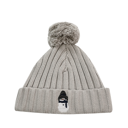 Gissa Hat | Snowman | Soft Grey