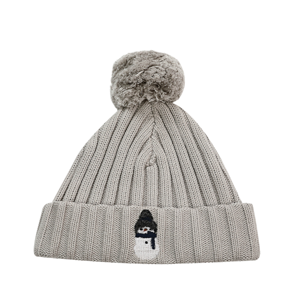 Gissa Hat | Snowman | Soft Grey