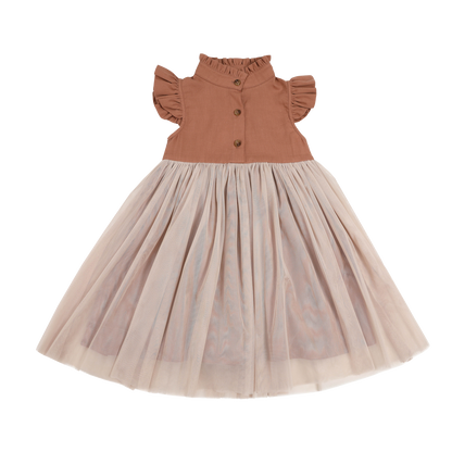 Fleurance Dress | Rust