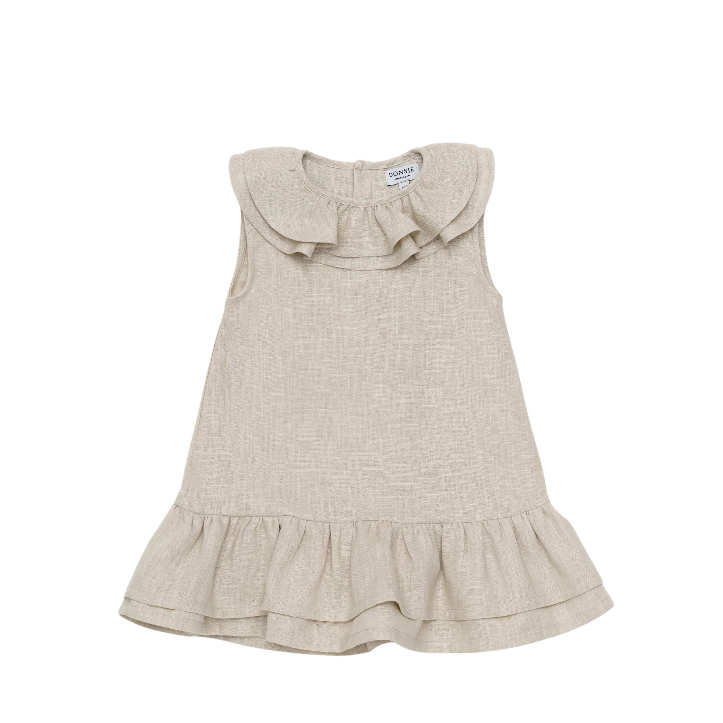 Michelle Linen Dress | Frosted Almond