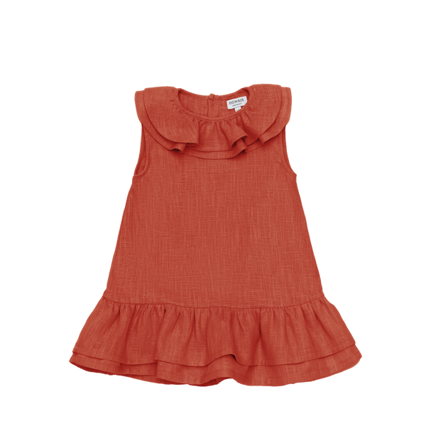 Michelle Linen Dress | Rosewood