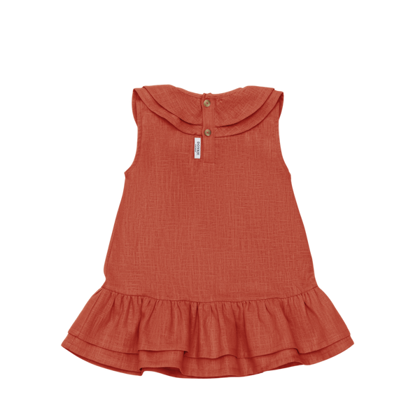 Michelle Linen Dress | Rosewood