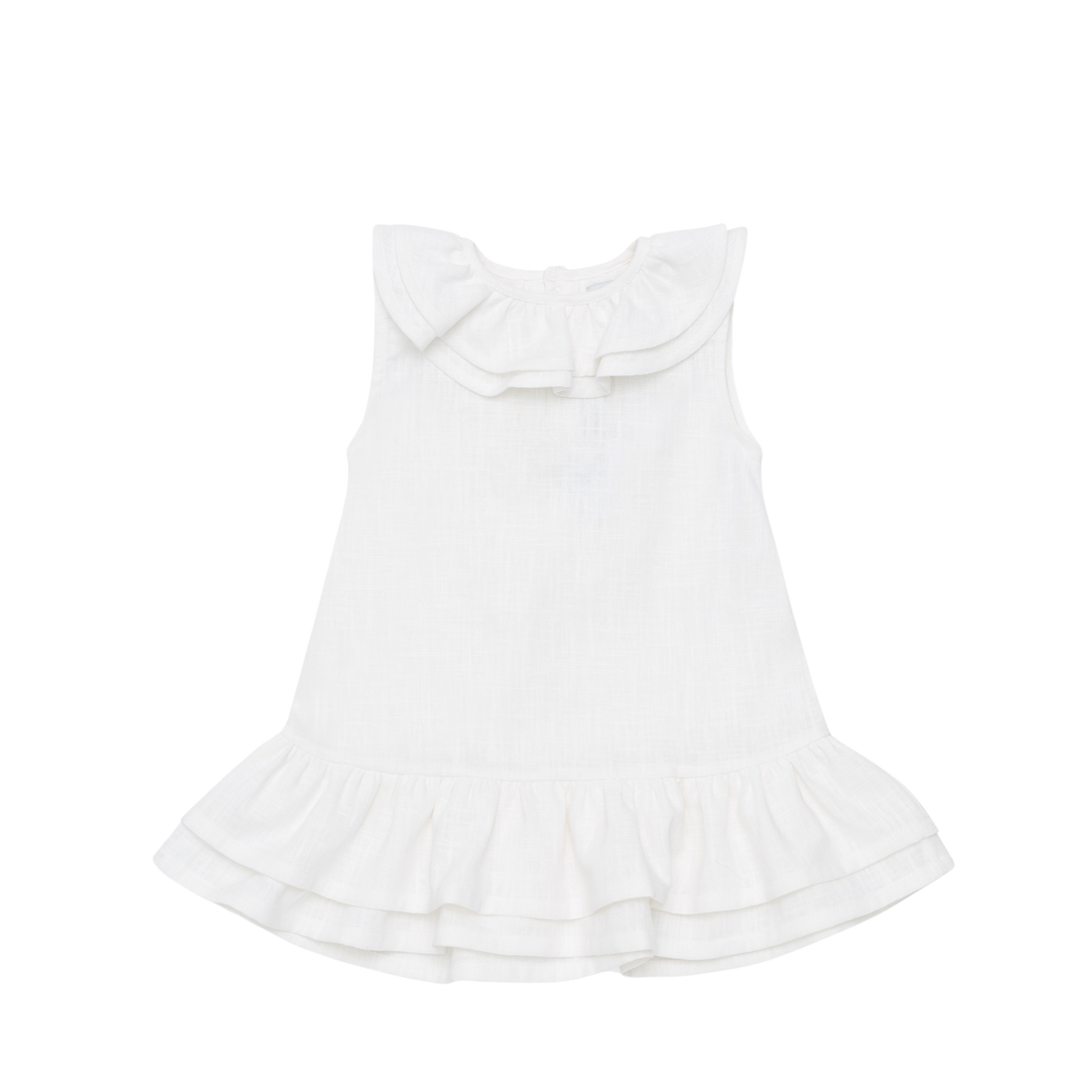 Michelle Linen Dress | Off White