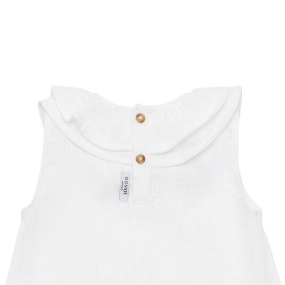 Michelle Linen Dress | Off White