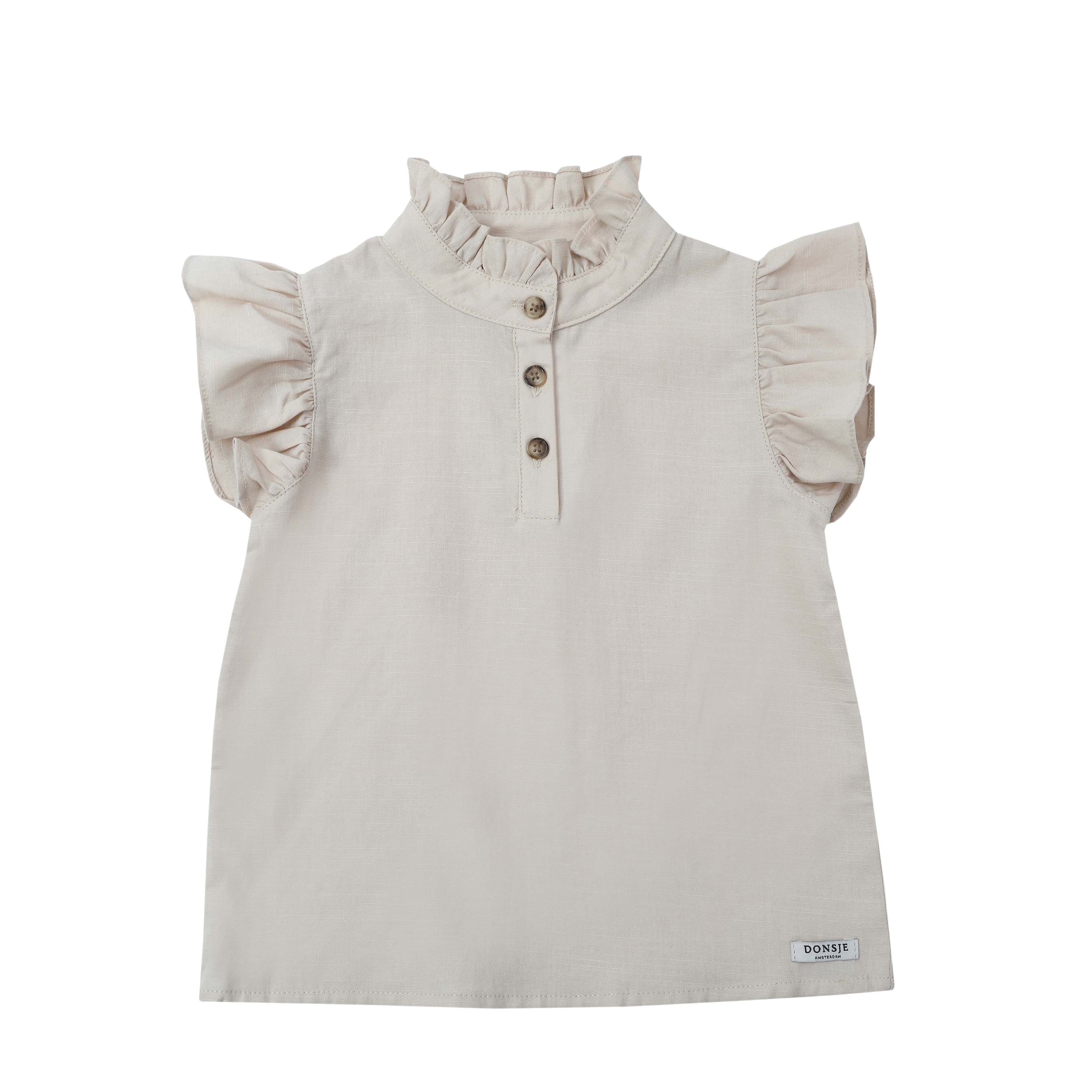 Qteffie Blouse | Light Powder