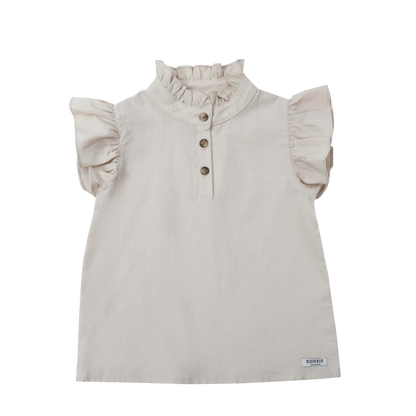 Qteffie Blouse | Light Powder