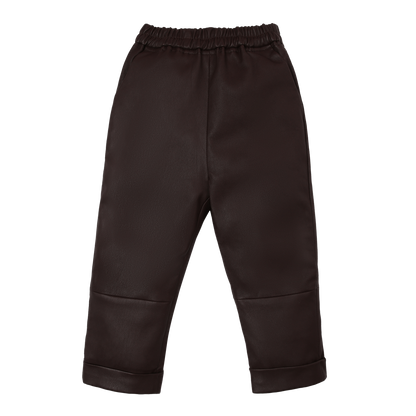 Bobbie Leather Trousers | Chocolate Leather