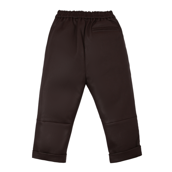 Bobbie Leather Trousers | Chocolate Leather
